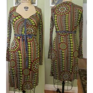 Funky Print  Jersey Knit  Dress.